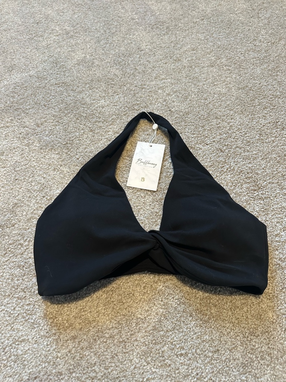 Buffbunny Collection Twisted Sports Bra XXL Black NWT